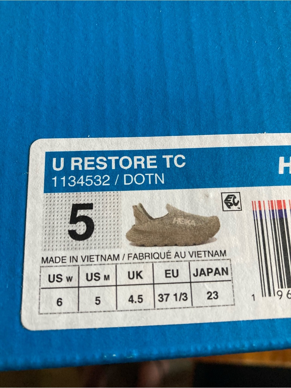 Hoka U Restore TC Slip-On Sneaker - Tan
